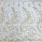 1 Yard Ivory Corded Bridal Lace Fabric Embroidered Elegant Mesh 54" Width
